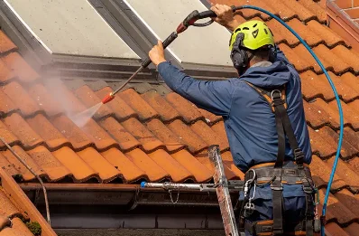 Démoussage et hydrofuge de toiture à Plougras